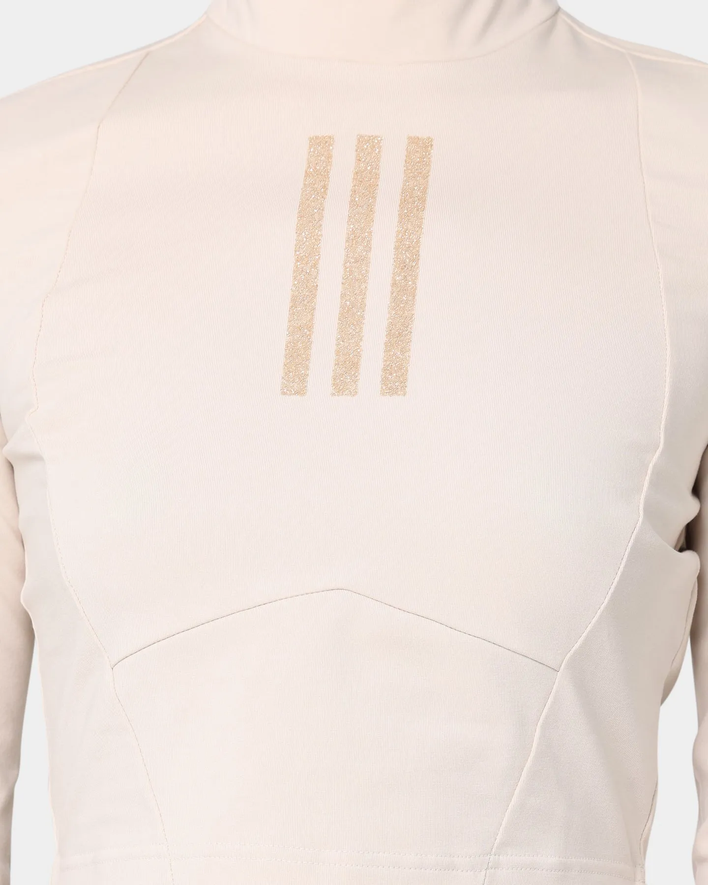 Adidas Women's Swarovski Long Sleeve T-Shirt Halo Ivory