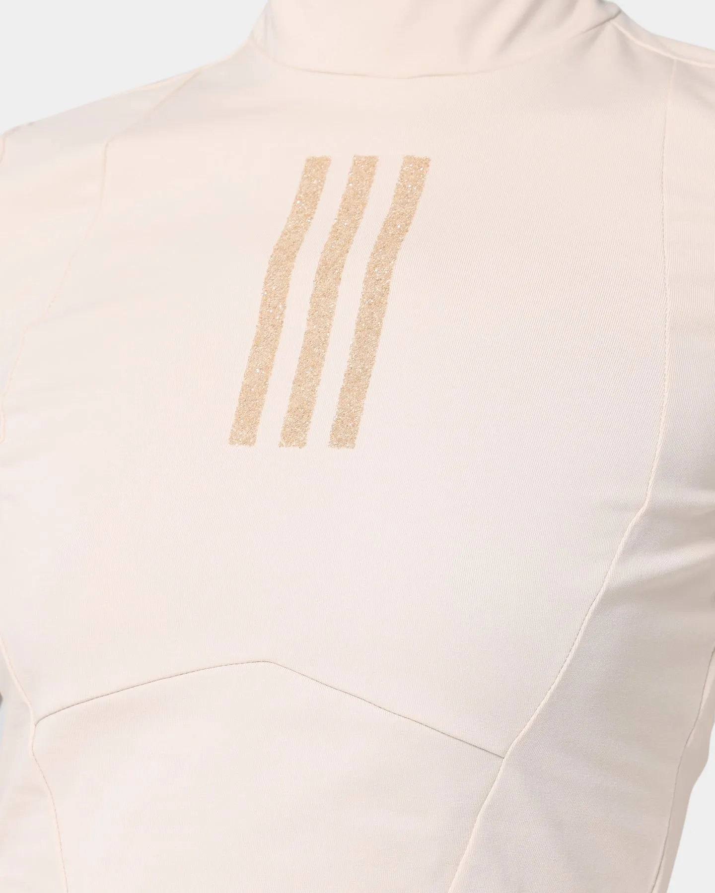 Adidas Women's Swarovski Long Sleeve T-Shirt Halo Ivory