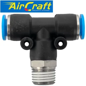 AIRCRAFT PU HOSE FITTING TEE 6MM-1/2 M SPB06-04