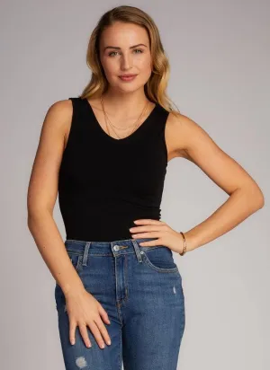 Bamboo Reversible Tank - Black