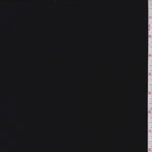 Black Rayon Jersey Knit Fabric
