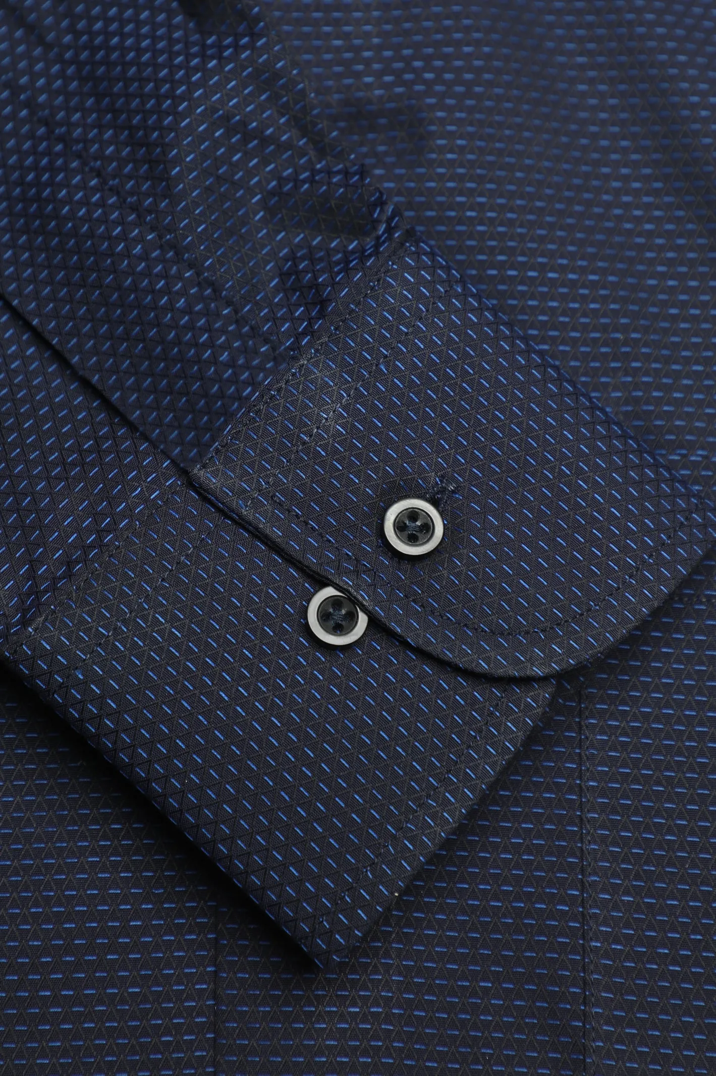 Black Textured Formal Autograph Shirt