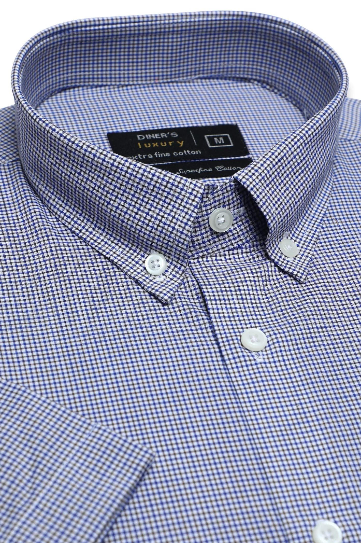 Blue Texture Formal Luxury Shirt  (Half Sleeves)