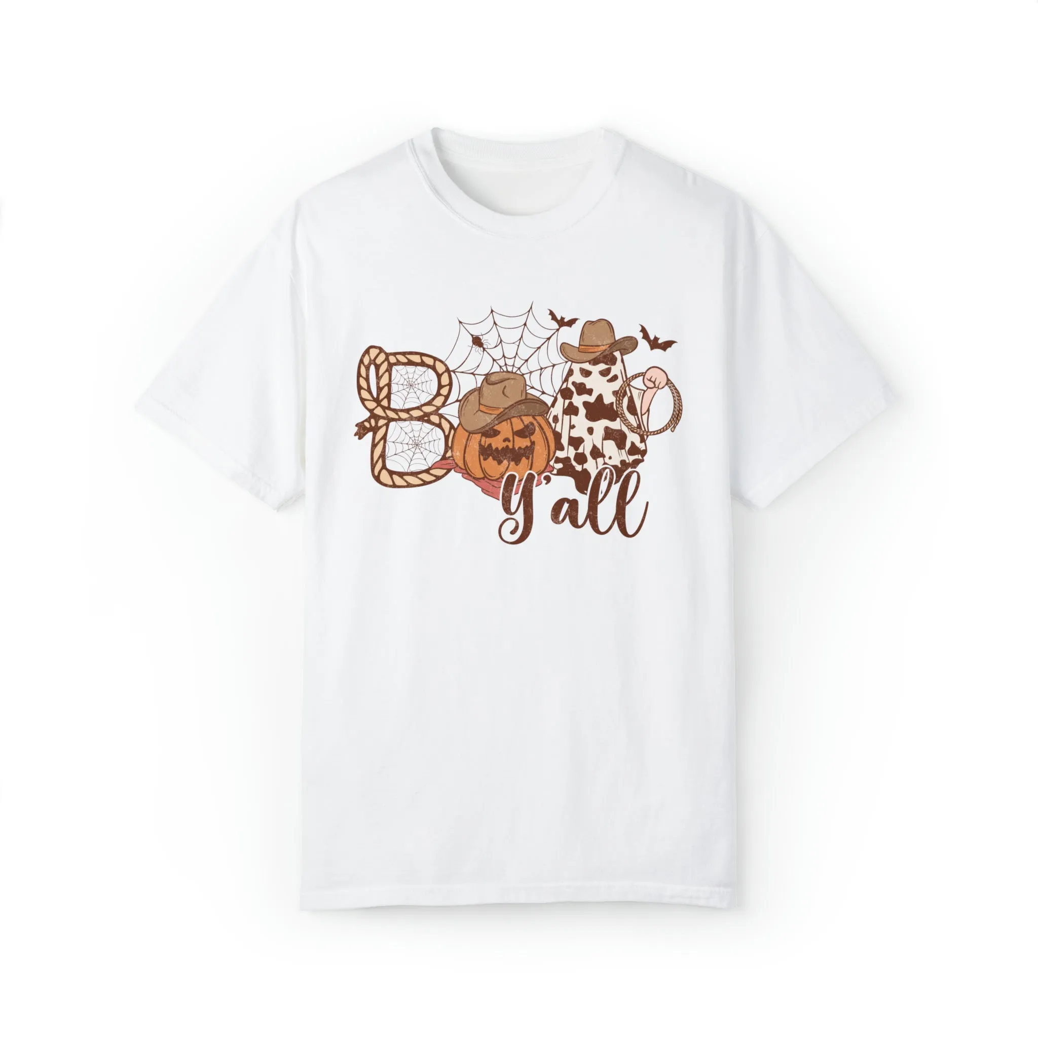 Boo Yall Comfort Colors Western Halloween Shirt