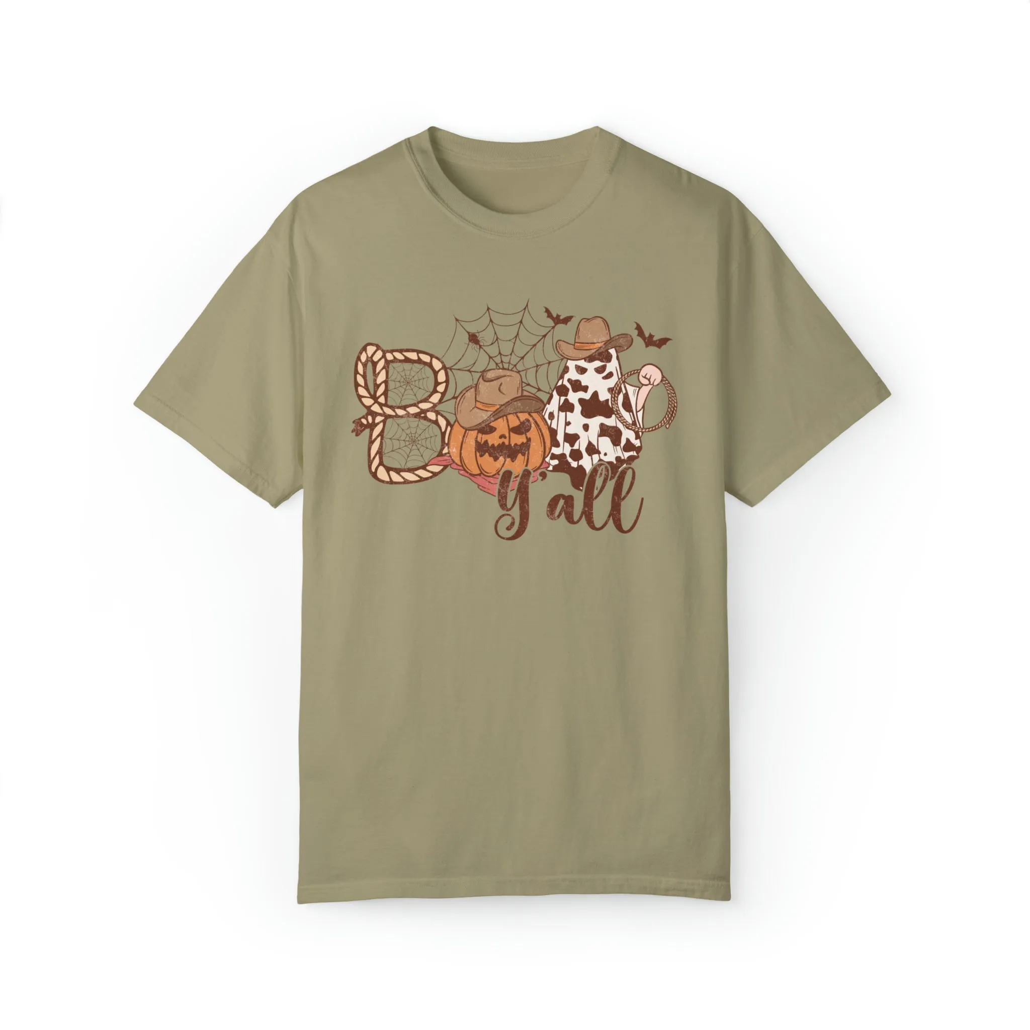 Boo Yall Comfort Colors Western Halloween Shirt