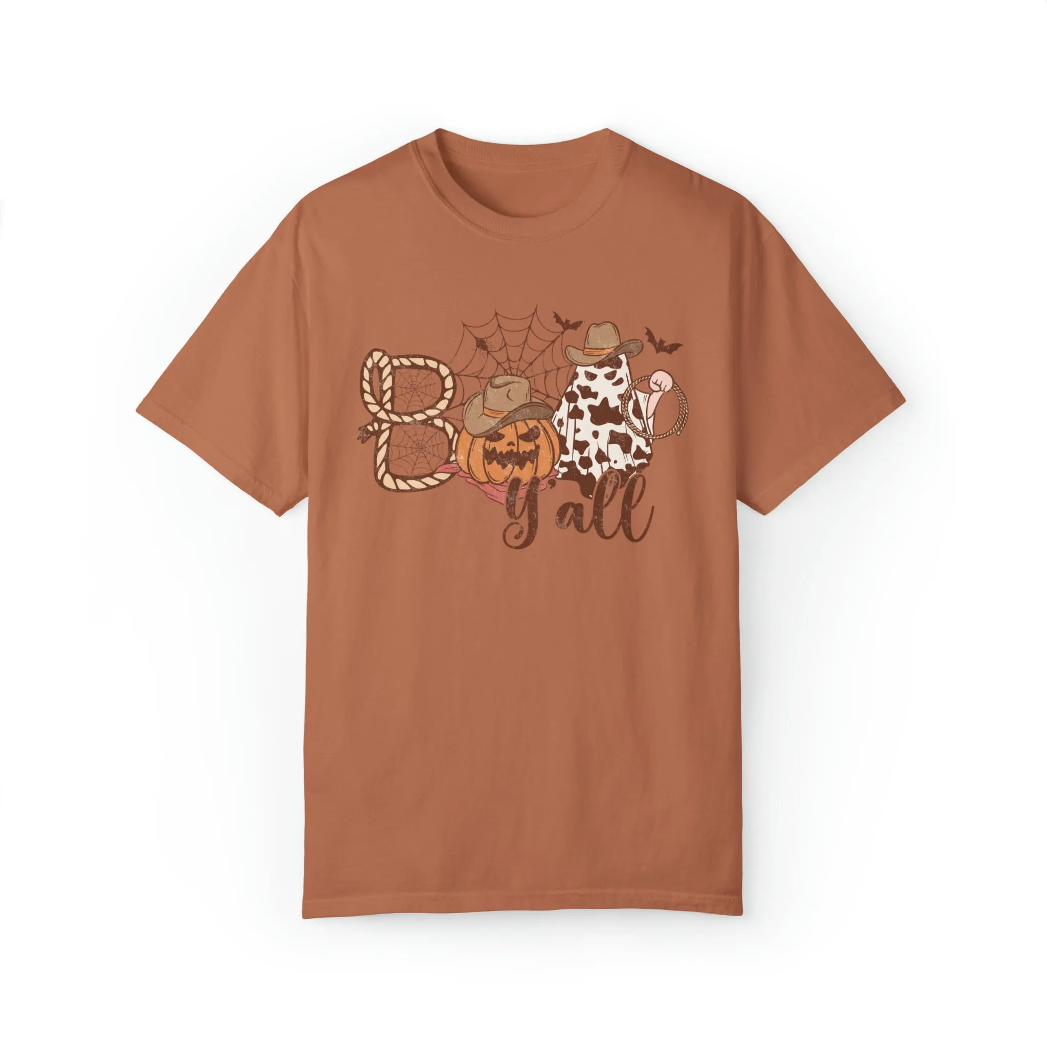 Boo Yall Comfort Colors Western Halloween Shirt