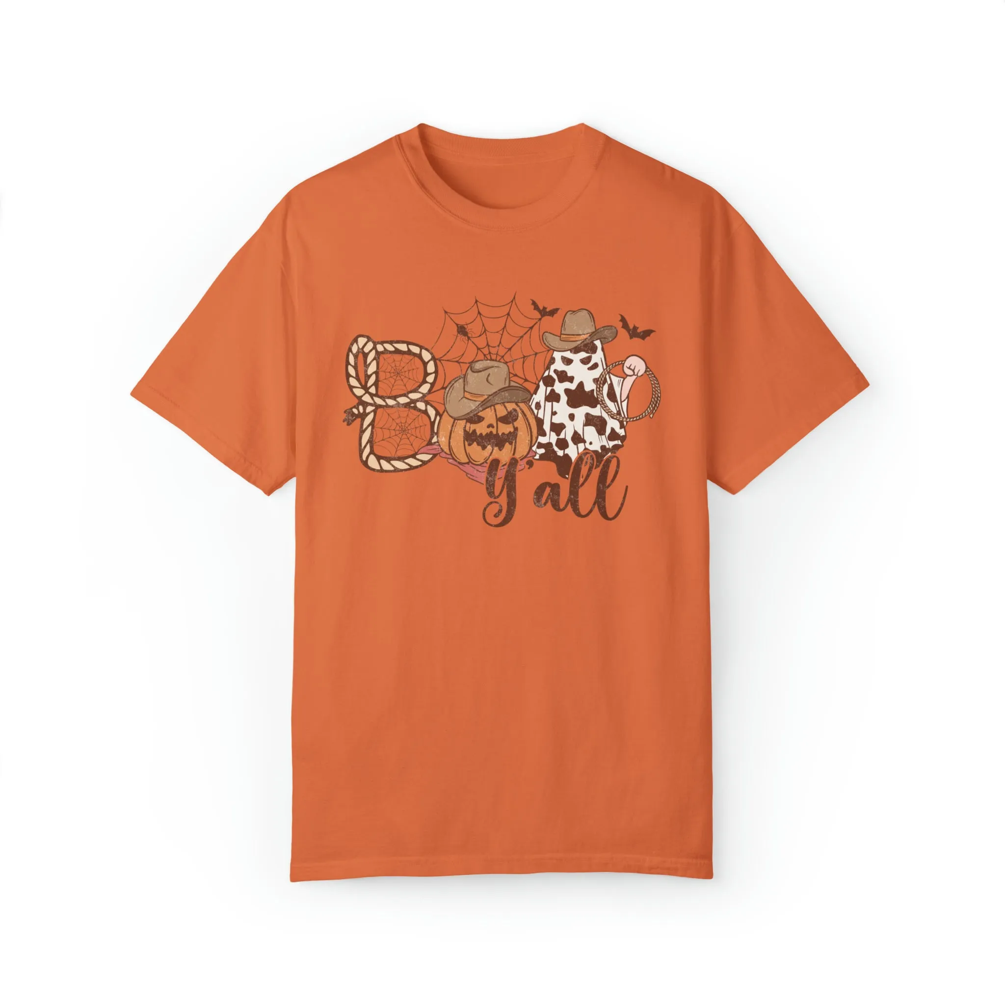 Boo Yall Comfort Colors Western Halloween Shirt