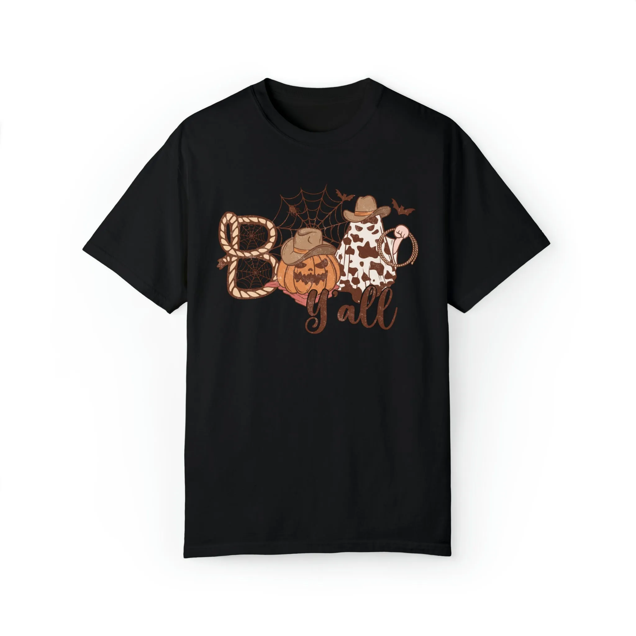 Boo Yall Comfort Colors Western Halloween Shirt
