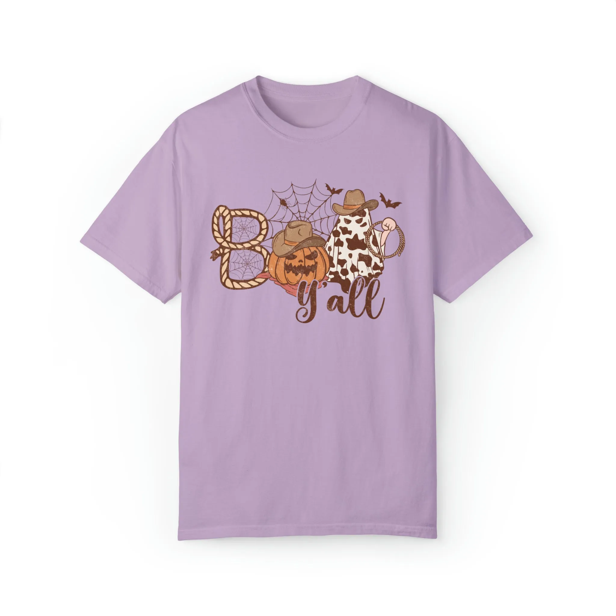 Boo Yall Comfort Colors Western Halloween Shirt