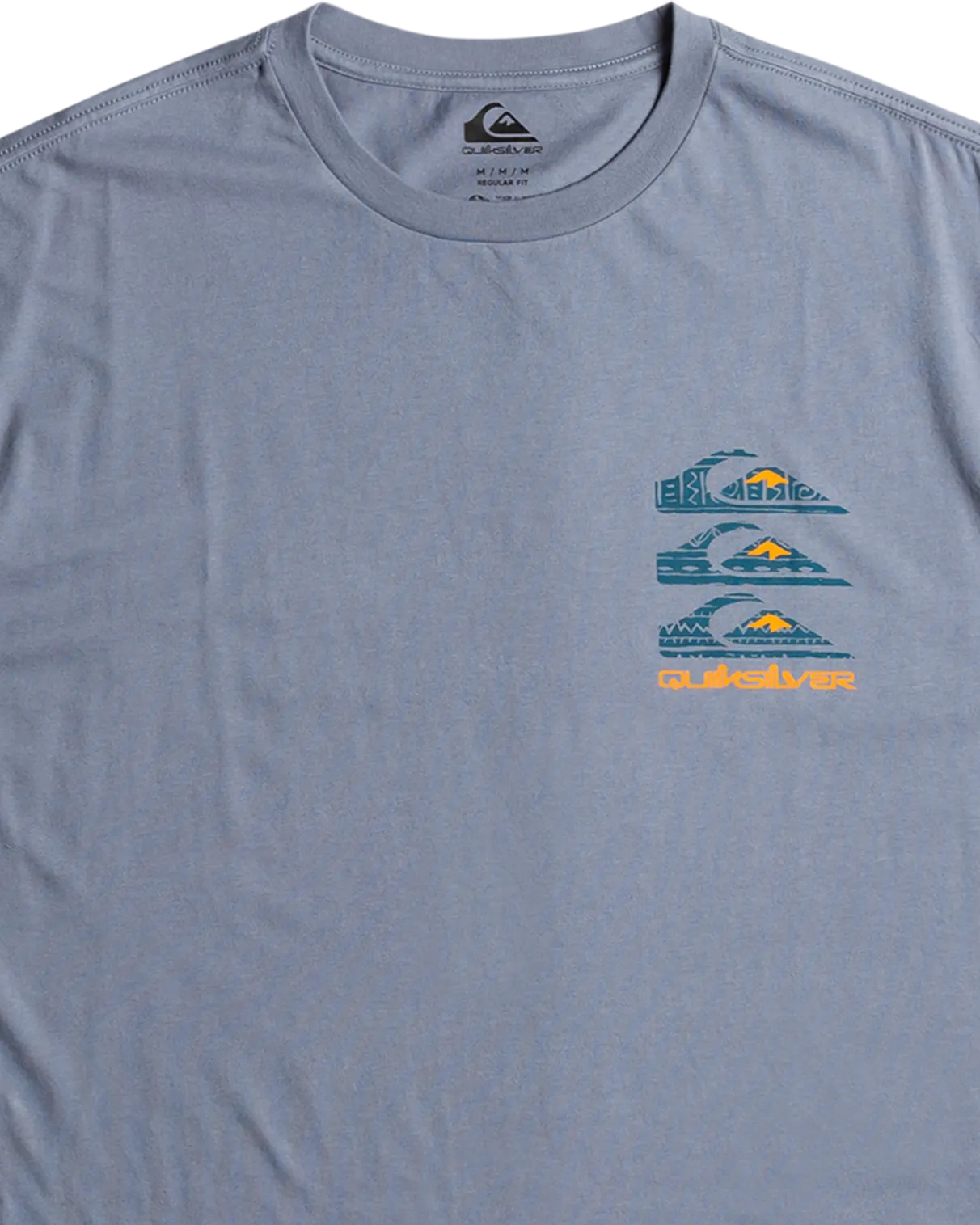 Boys Vertical Logos T-Shirt in Flint Stone