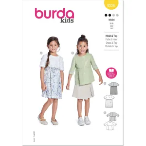 Burda Style Pattern 9226 Children's Dress B9226