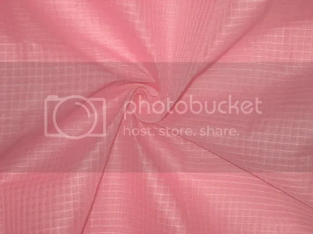 Candy Pink Cotton Organdy Plaids~Width 44&quot;