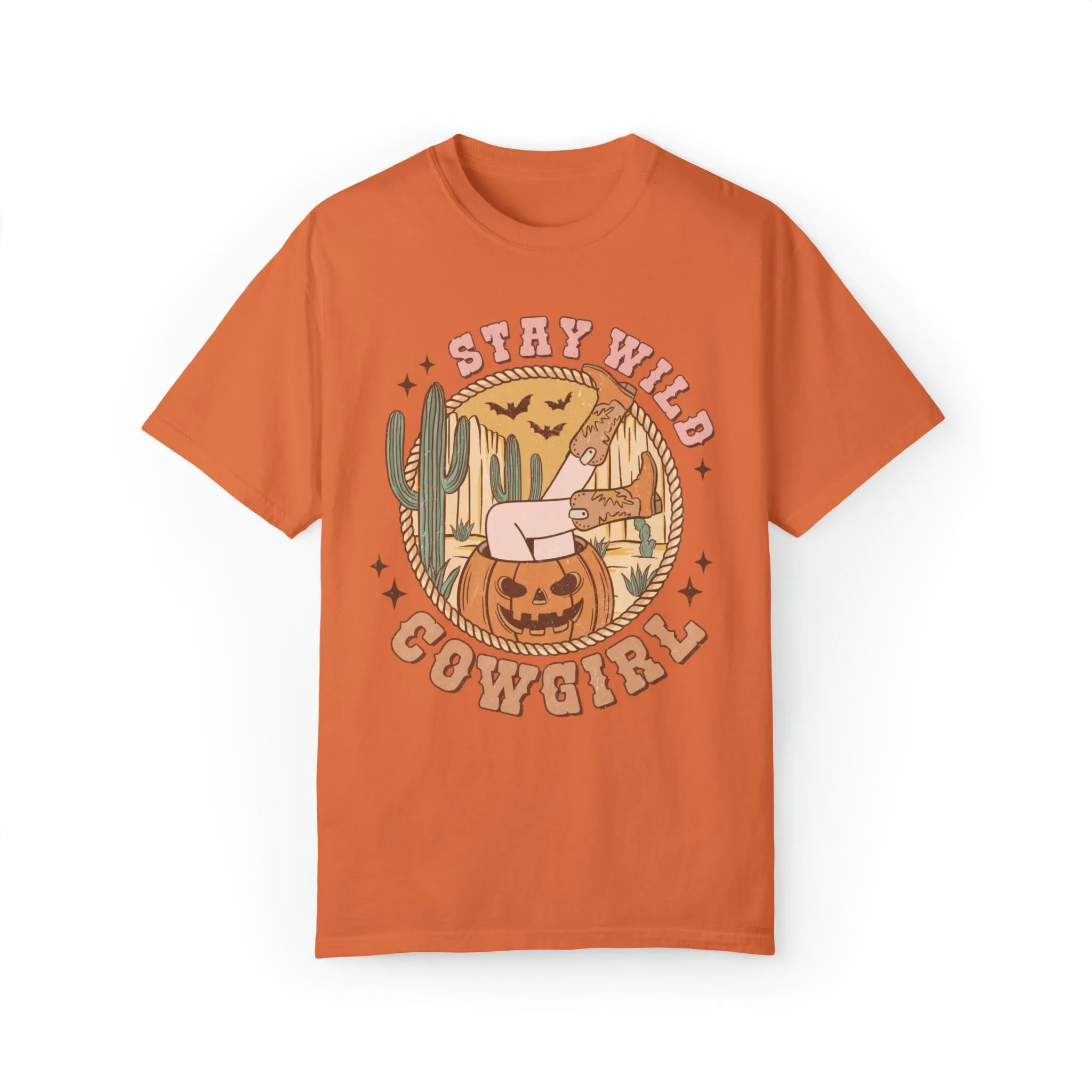 Comfort Colors Stay Wild Cowgirl Western Halloween Shirt