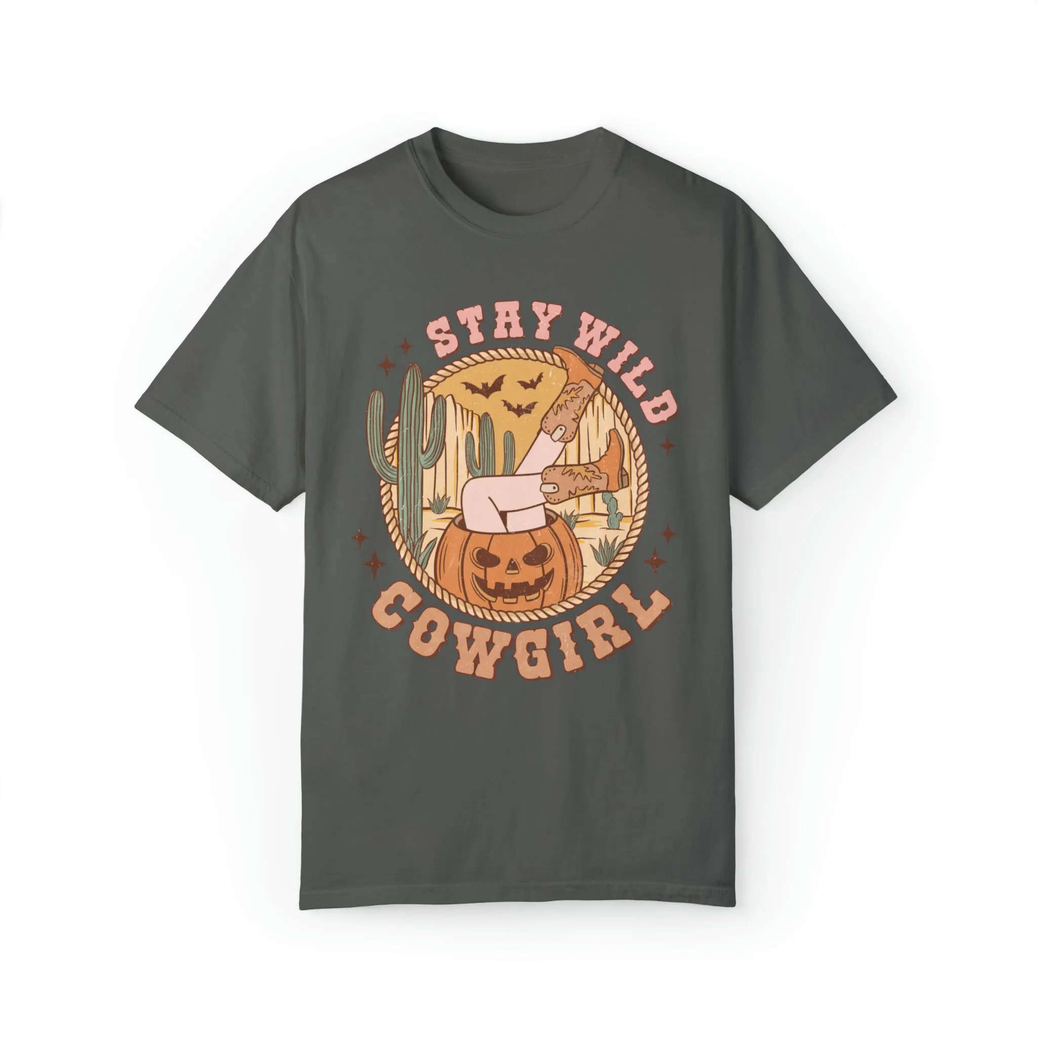 Comfort Colors Stay Wild Cowgirl Western Halloween Shirt