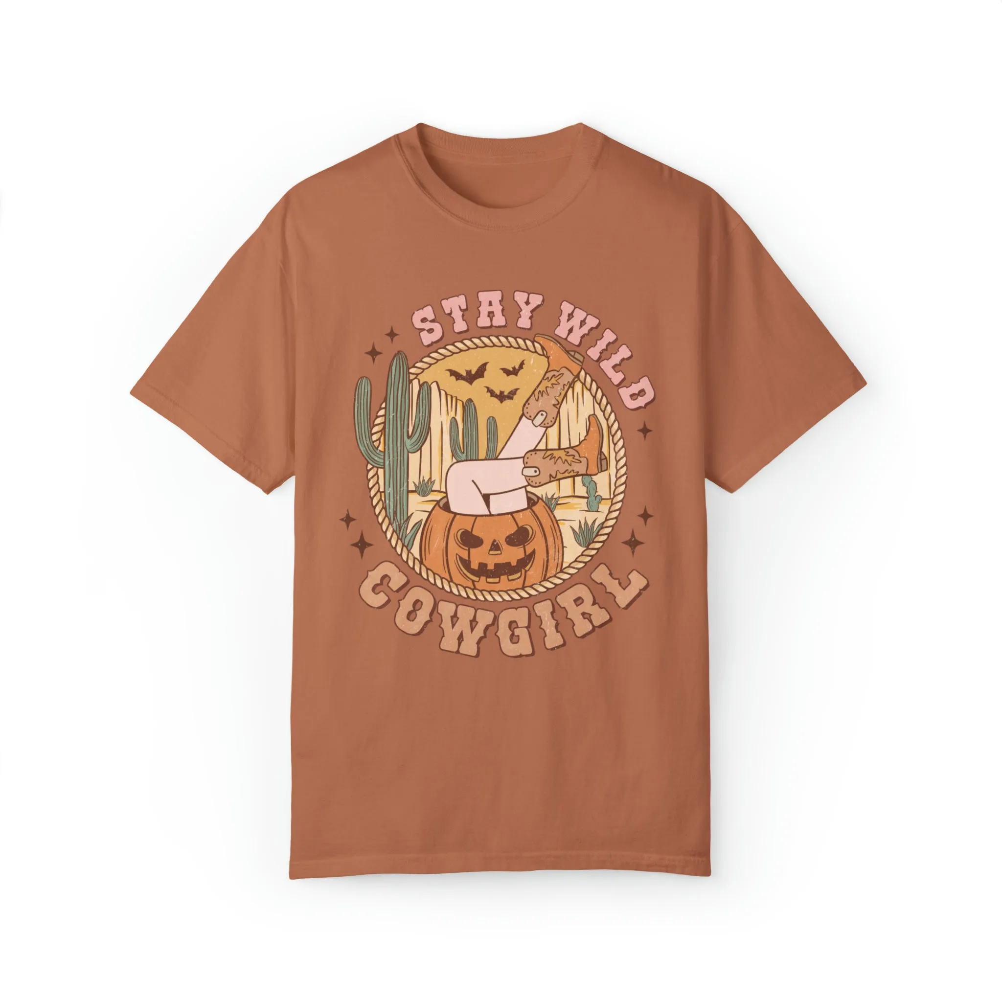 Comfort Colors Stay Wild Cowgirl Western Halloween Shirt
