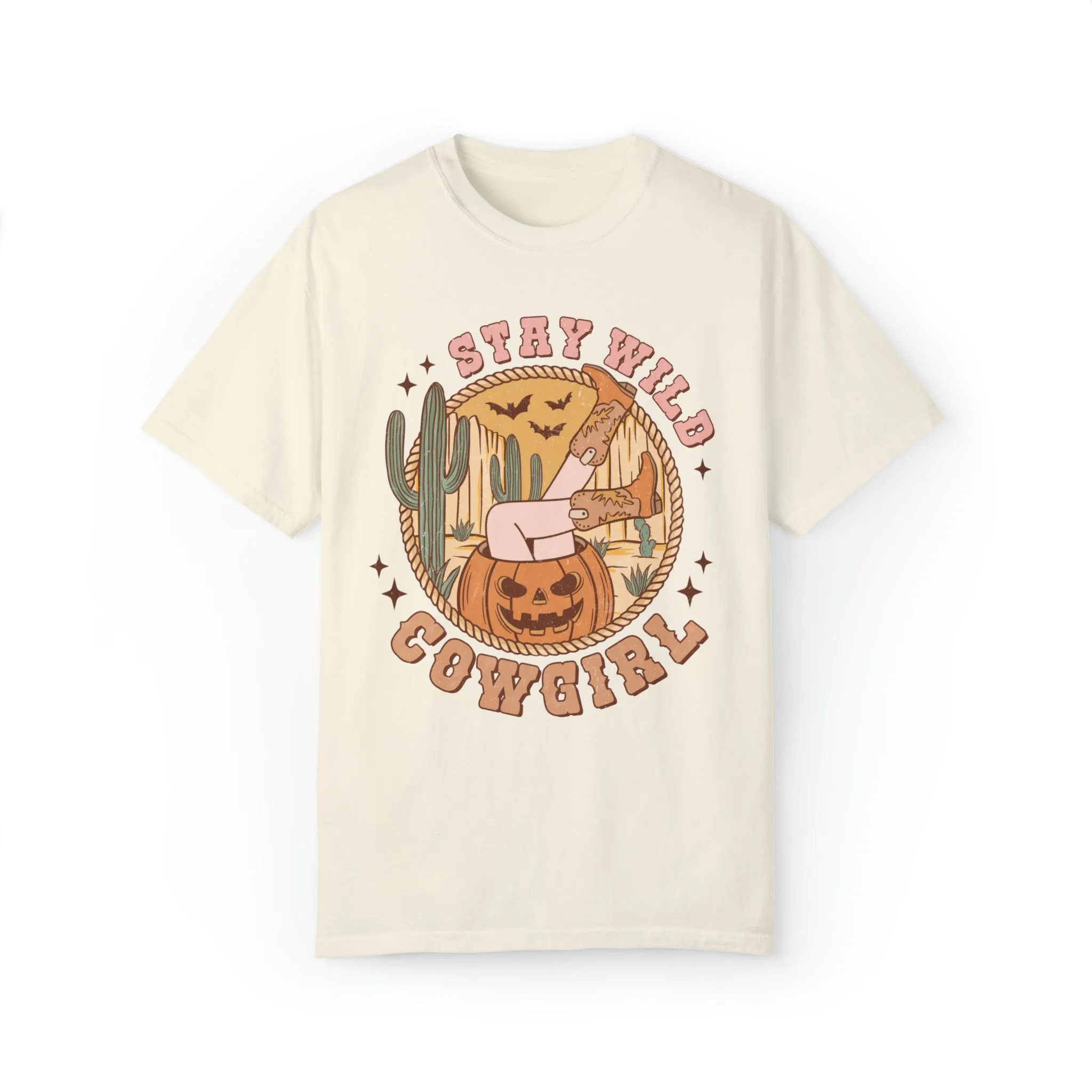 Comfort Colors Stay Wild Cowgirl Western Halloween Shirt