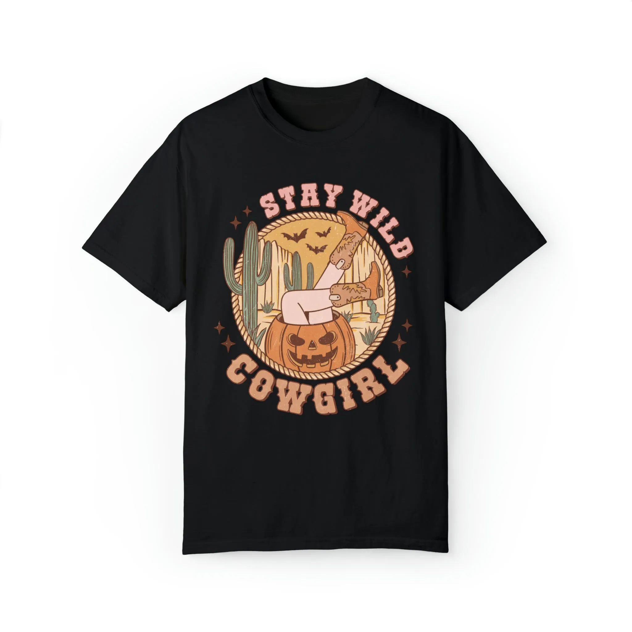 Comfort Colors Stay Wild Cowgirl Western Halloween Shirt