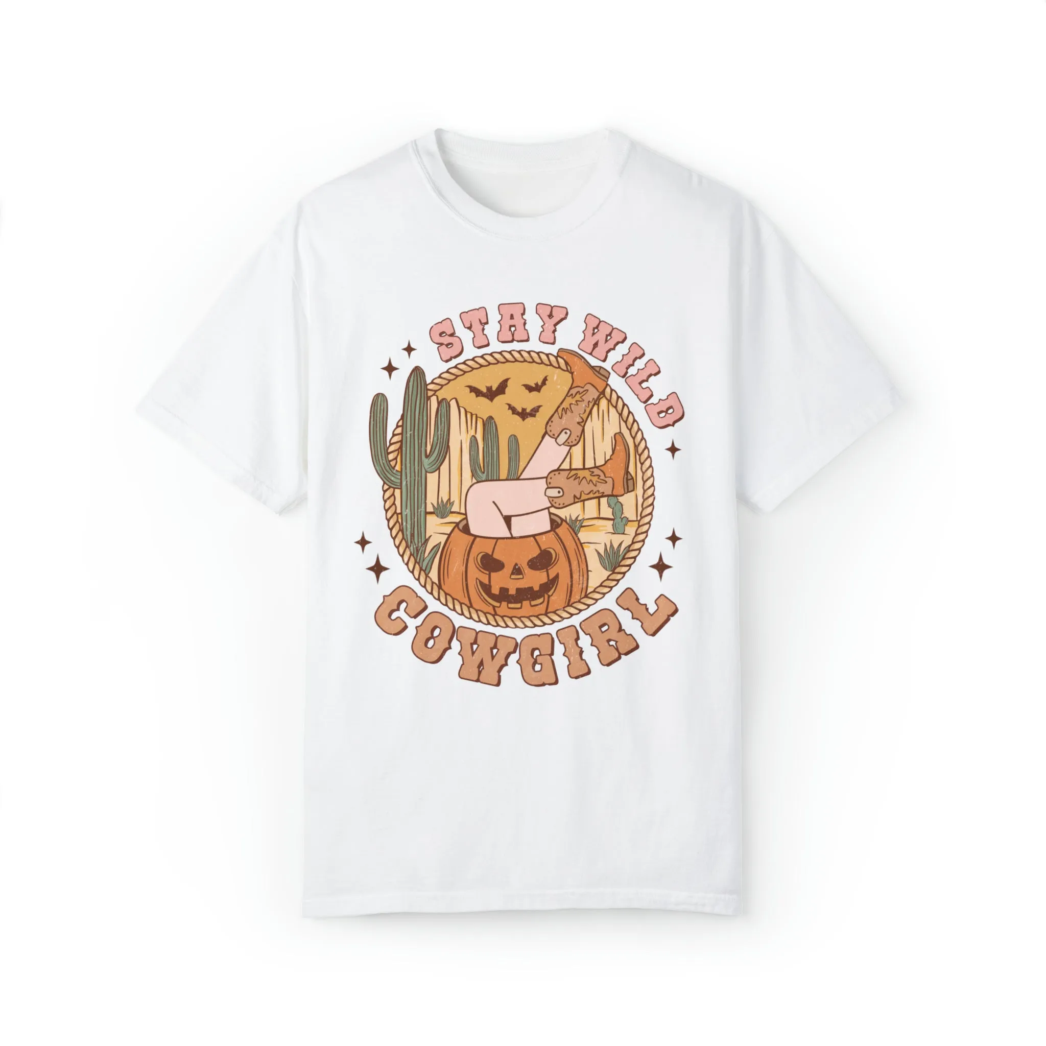 Comfort Colors Stay Wild Cowgirl Western Halloween Shirt