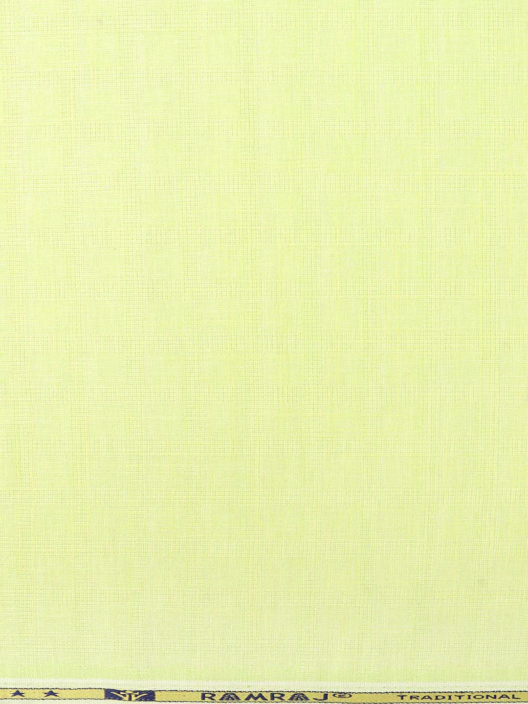 Cotton Rich Checked Shirt Fabric Yellowish Green Galaxy Art