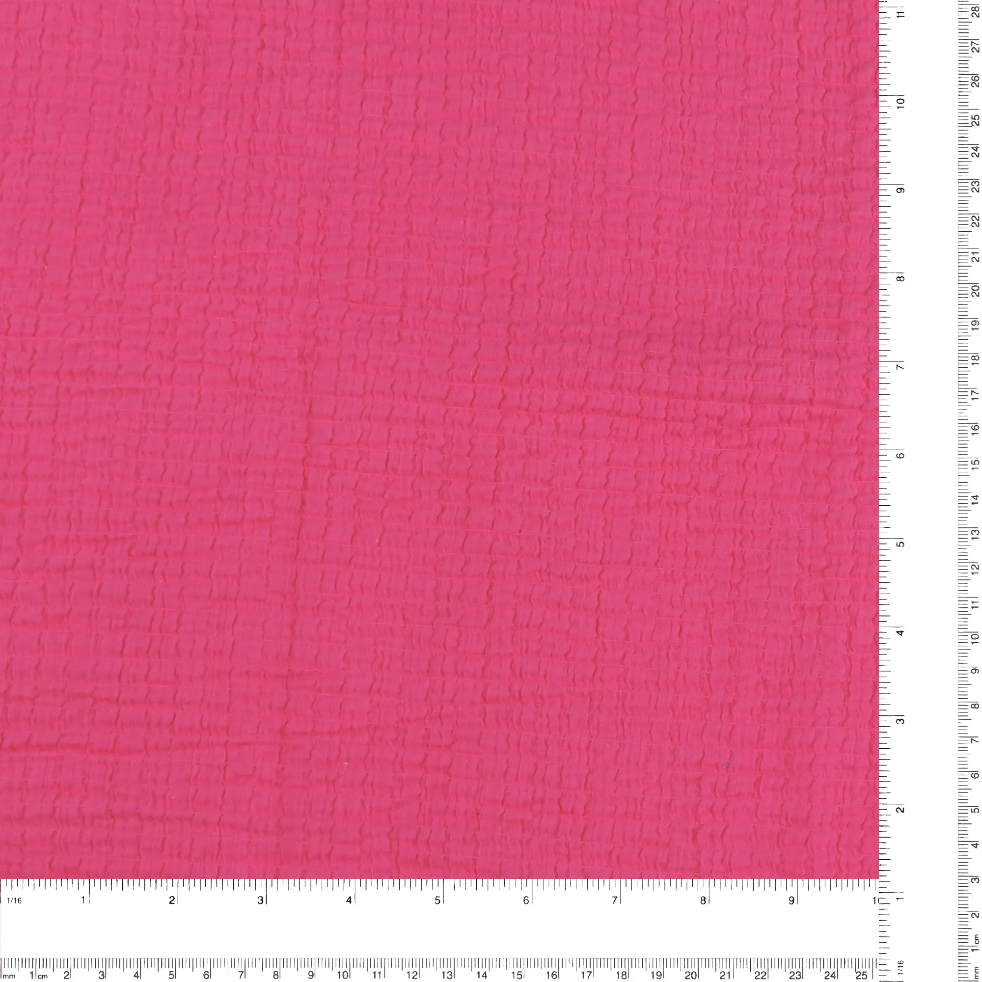 Crinkled Stretch Gauze - ALAIA - Hot Pink