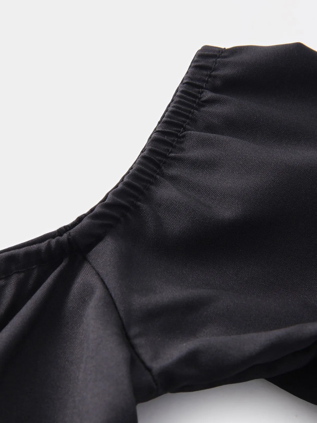 Custom One Shoulder Plain Long Sleeve Blouses