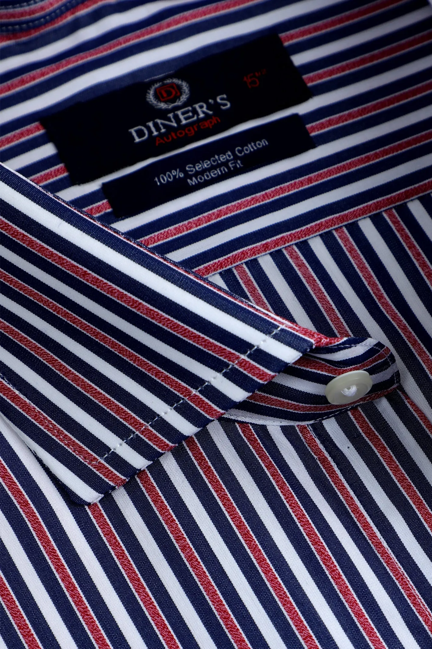 Dark Blue Formal Autograph Shirt