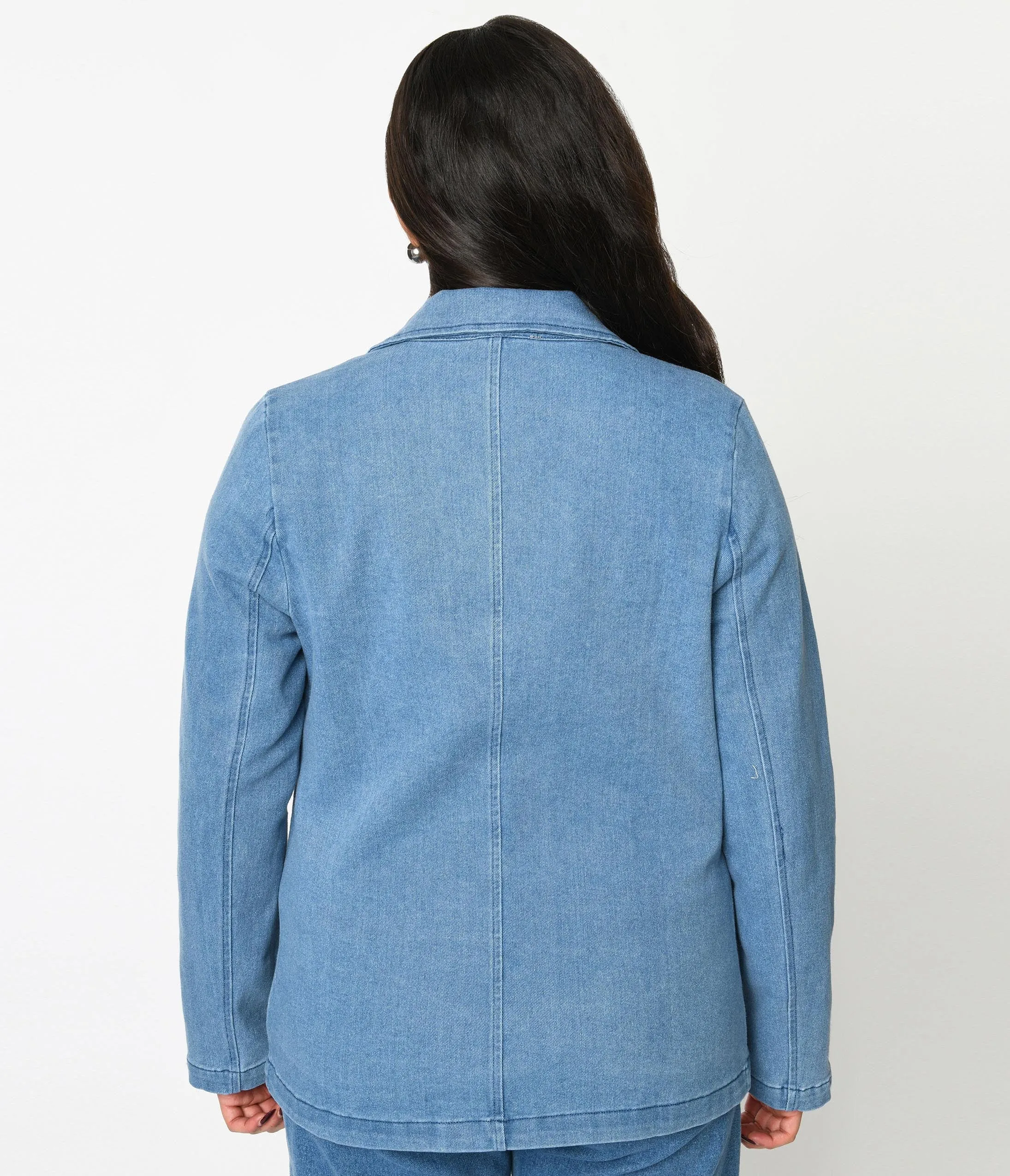 Denim Washed Blazer