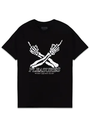 don´t care t-shirt - Black