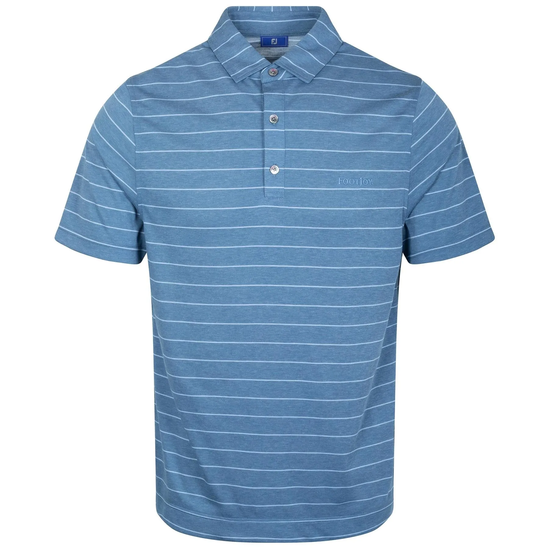 DriRelease Athletic Fit Open Stripe Polo Heather Storm/River Rock - AW24