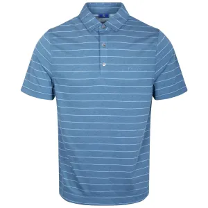 DriRelease Athletic Fit Open Stripe Polo Heather Storm/River Rock - AW24