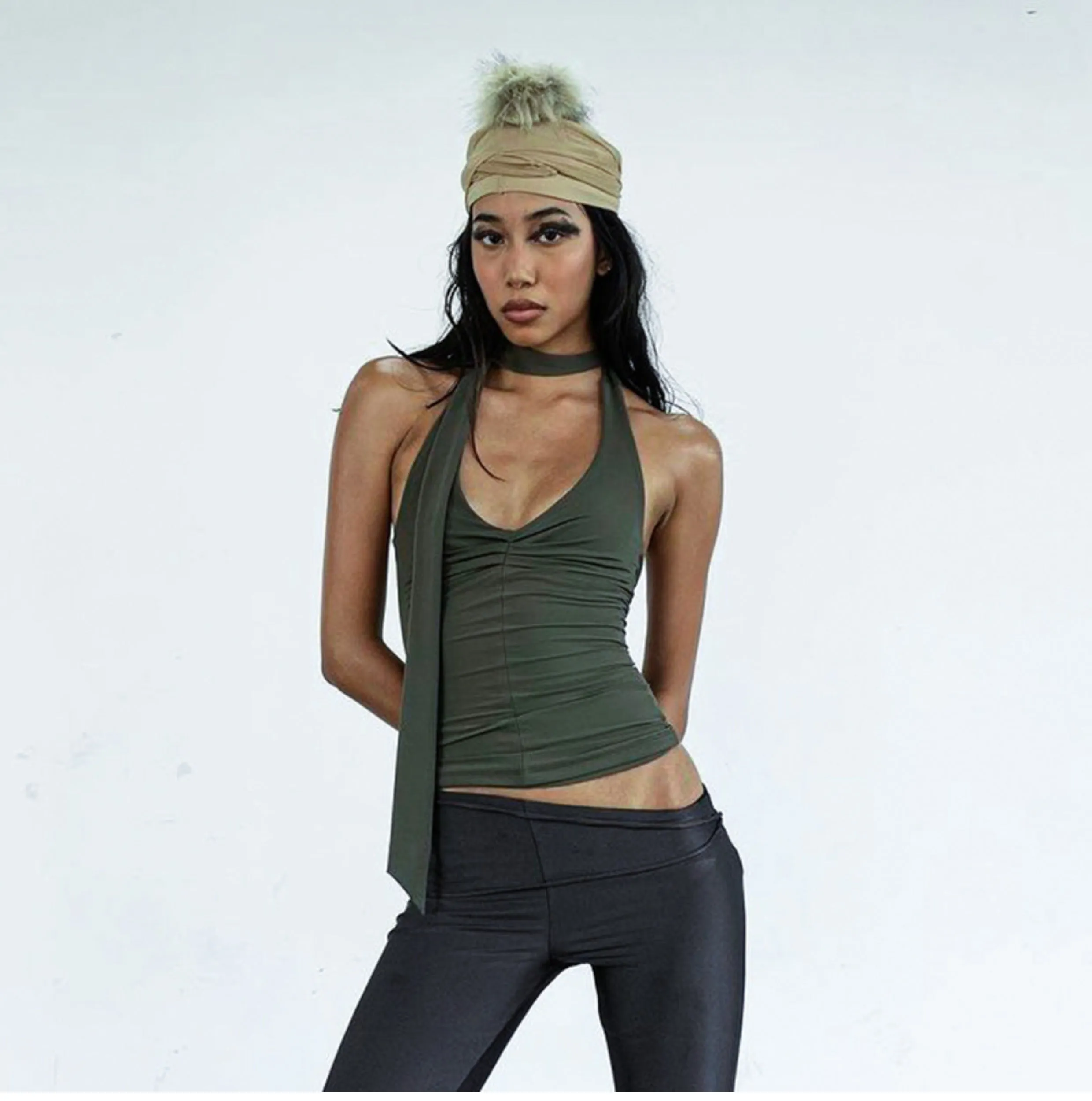 Elvira Halterneck Backless Top