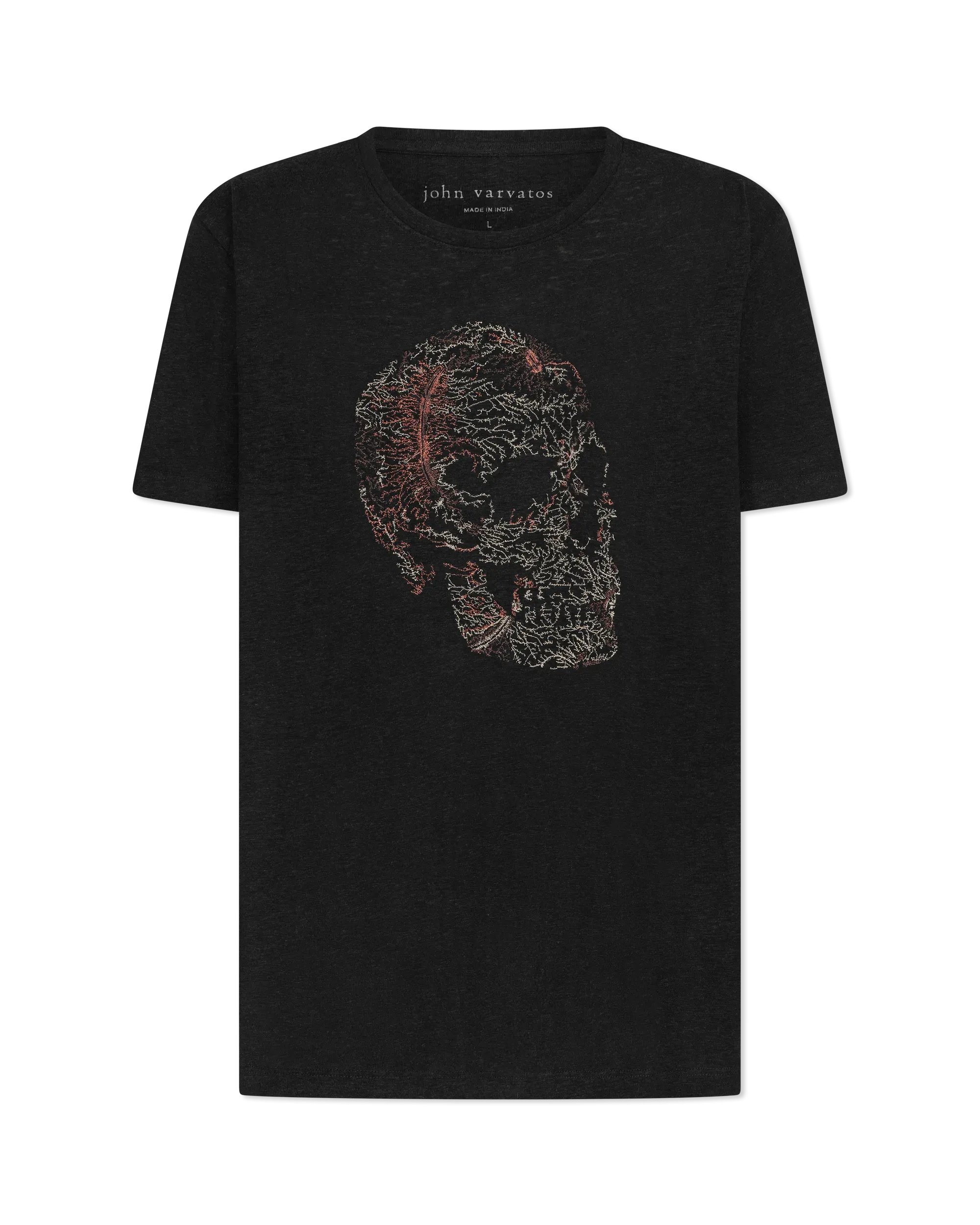 Embroidered Skull T-shirt