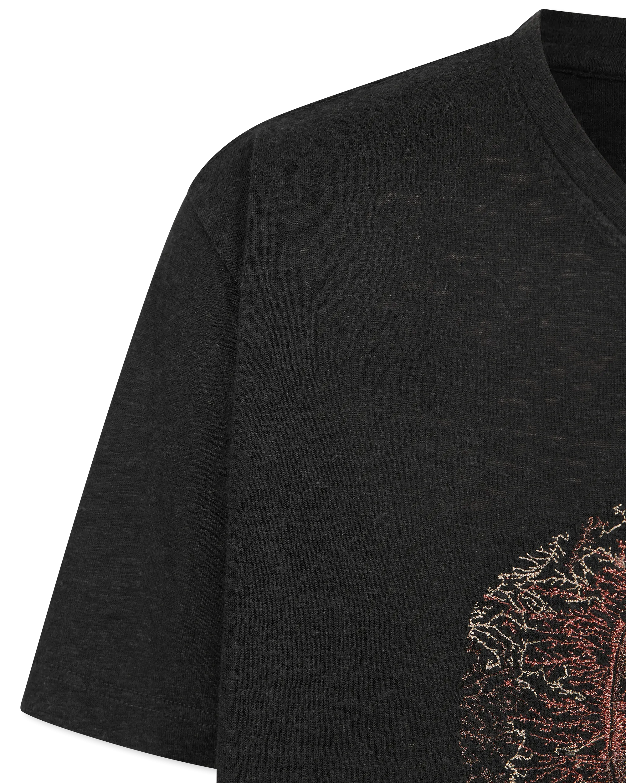 Embroidered Skull T-shirt