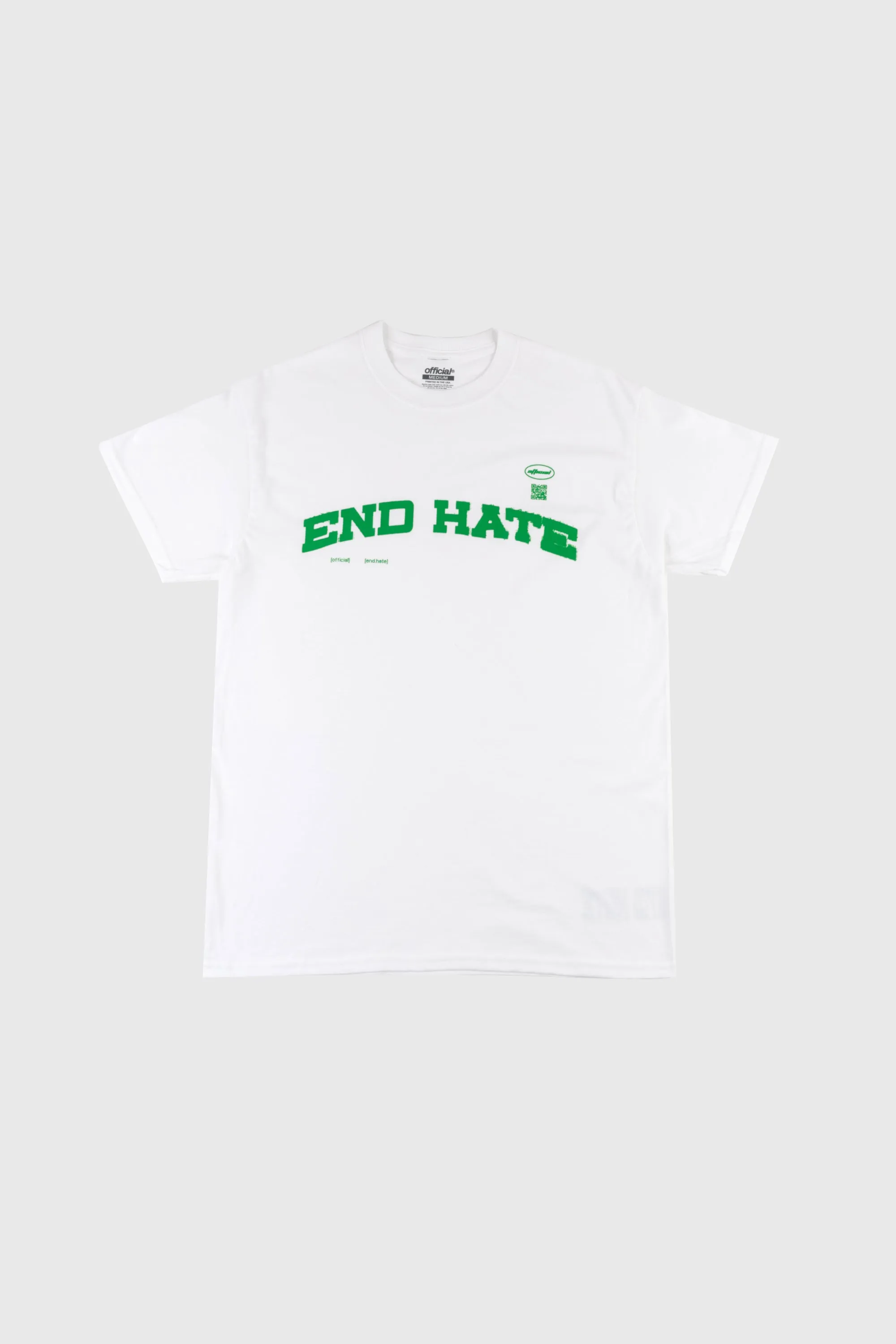 End Hate - Athletic Arc T-Shirt (White)