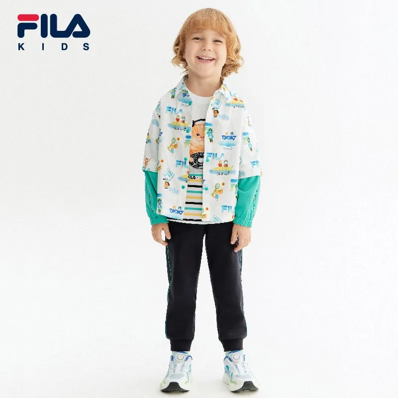 FILA KIDS Toddler Boy's Lifestyle PEPESHIMADA Long Sleeve Shirt