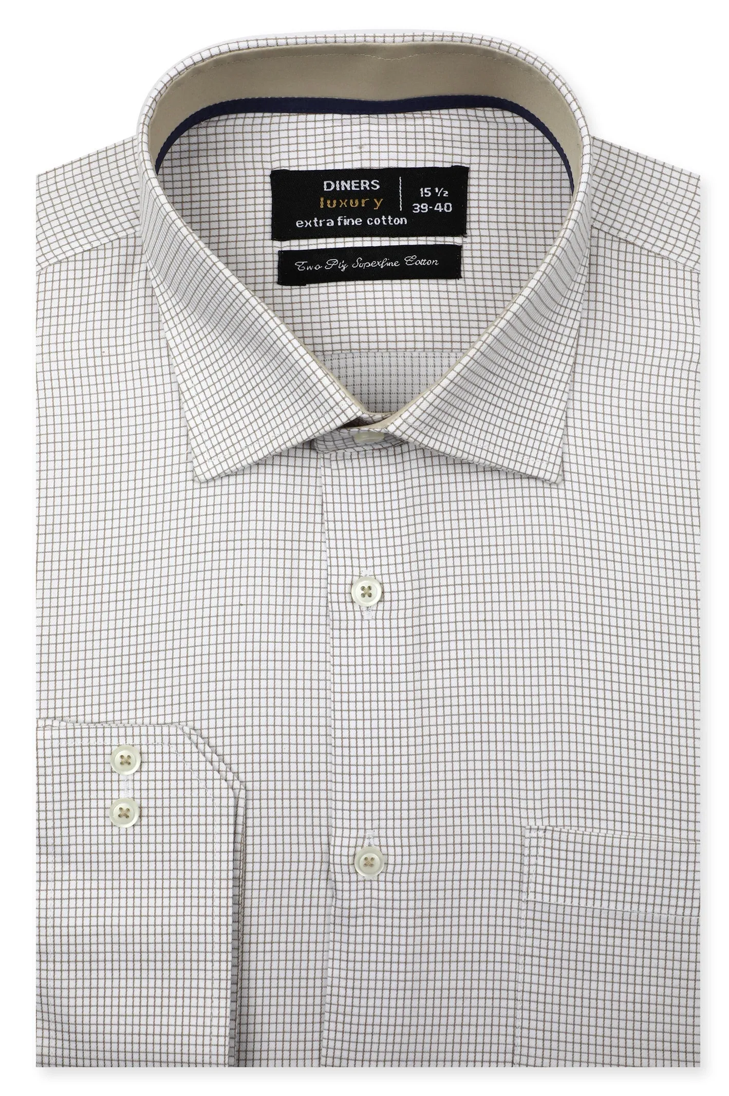 Formal Men Shirt SKU: AD27467-BEIGE