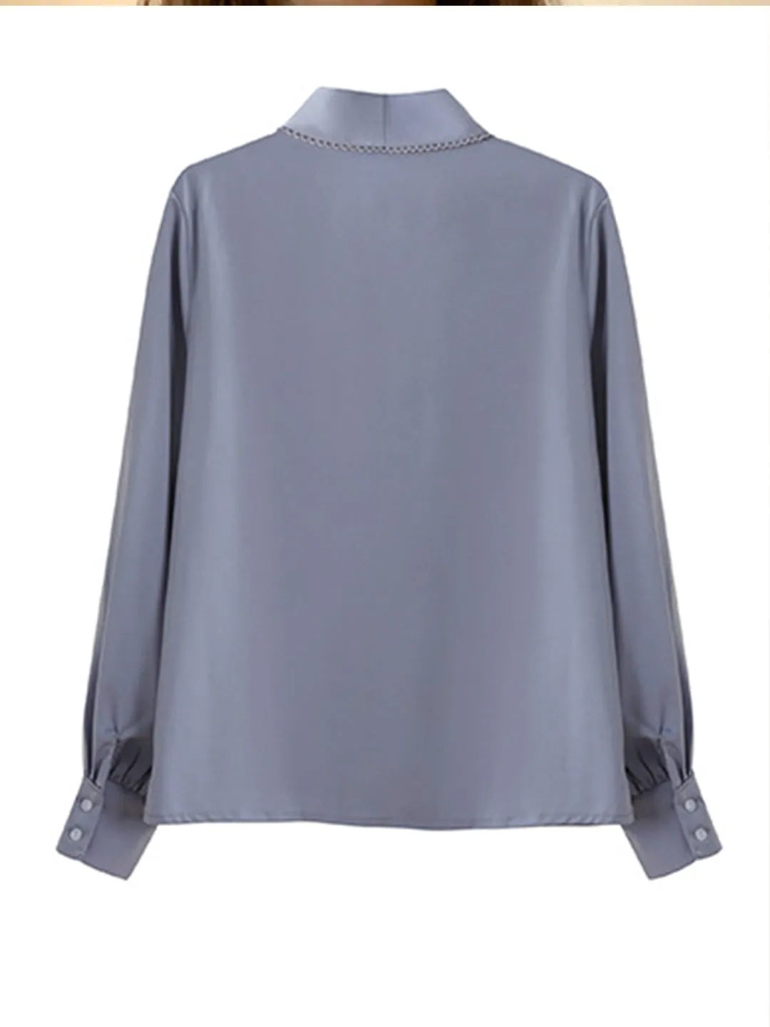 Freda French Style Bow Lace Blouse