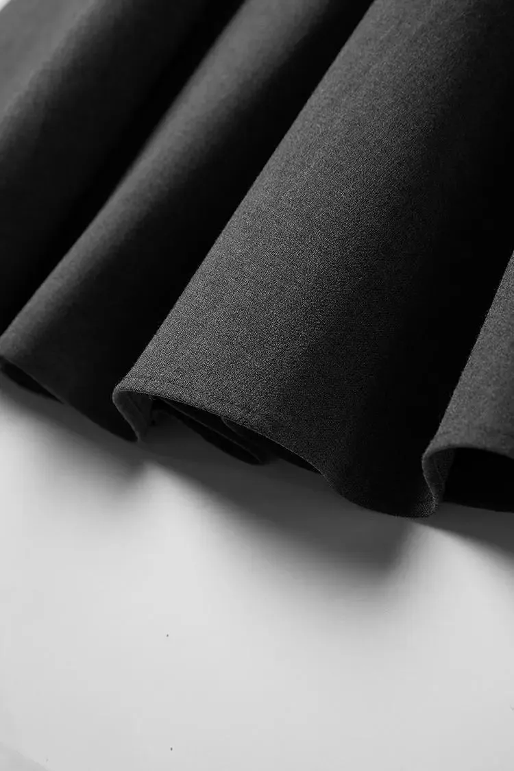 French Style Wool Flared Skirt