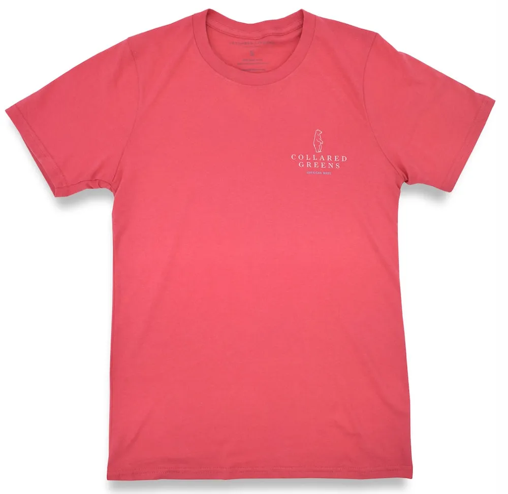 Gator Golf: Short Sleeve T-Shirt - Coral