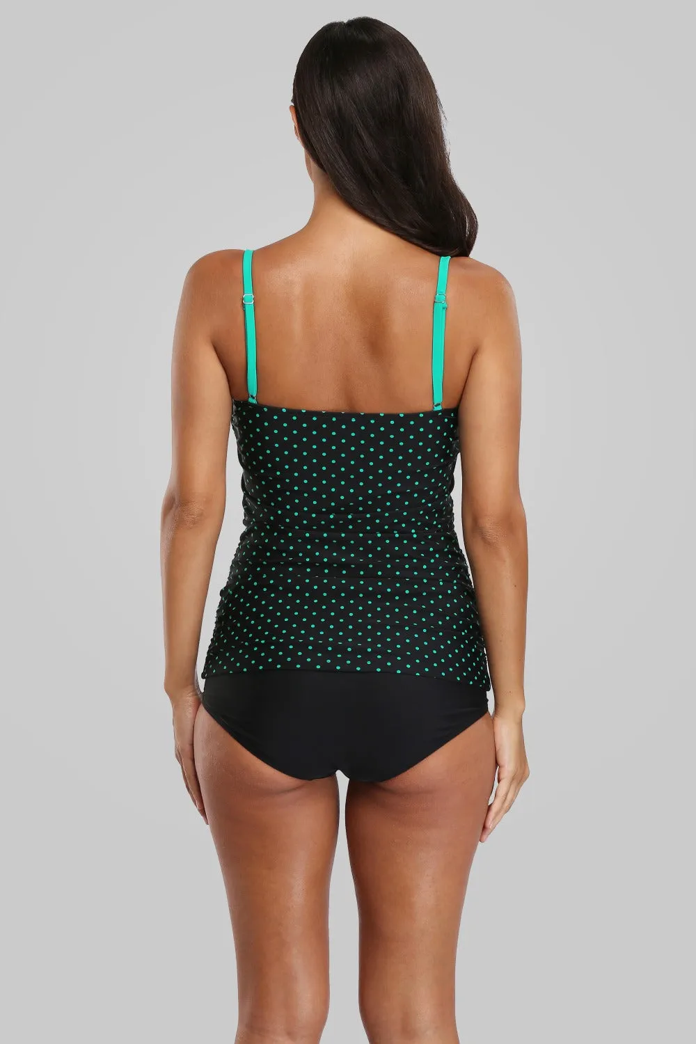 GRACE - Vintage Floral Padded Tankini Set
