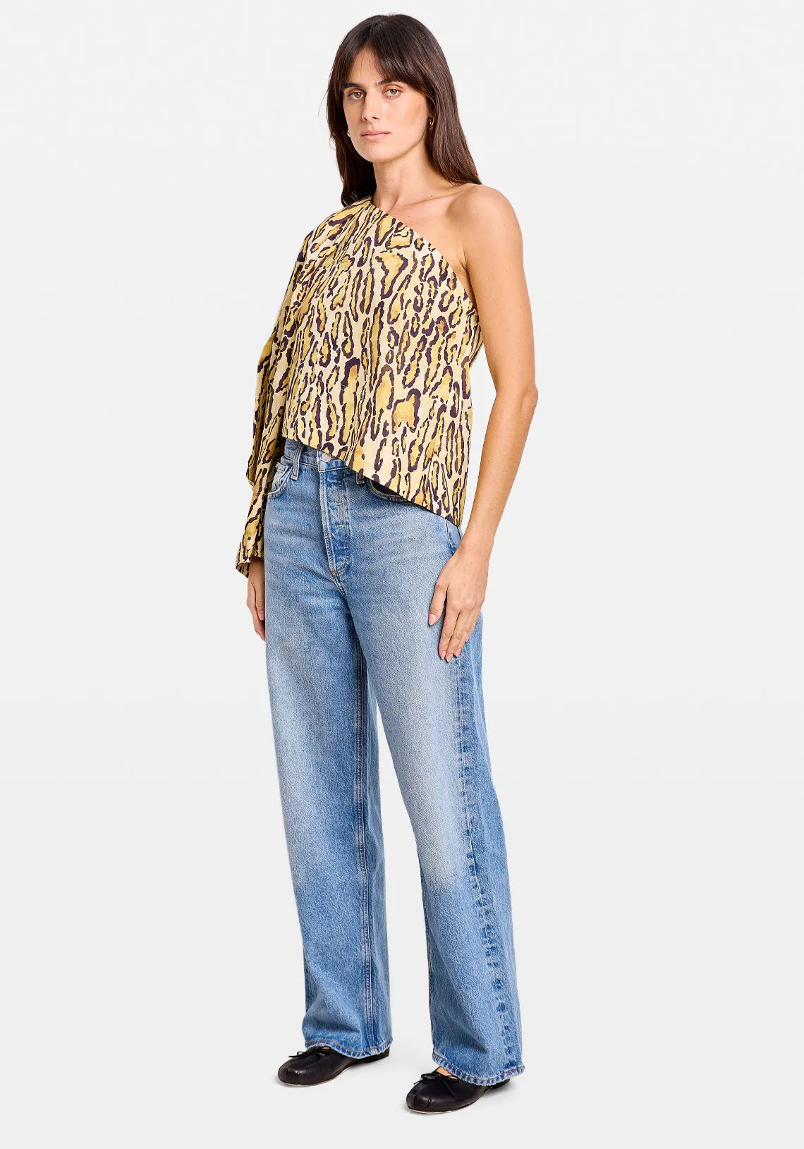 GREAT ESCAPE ONE SHOULDER TOP CAT
