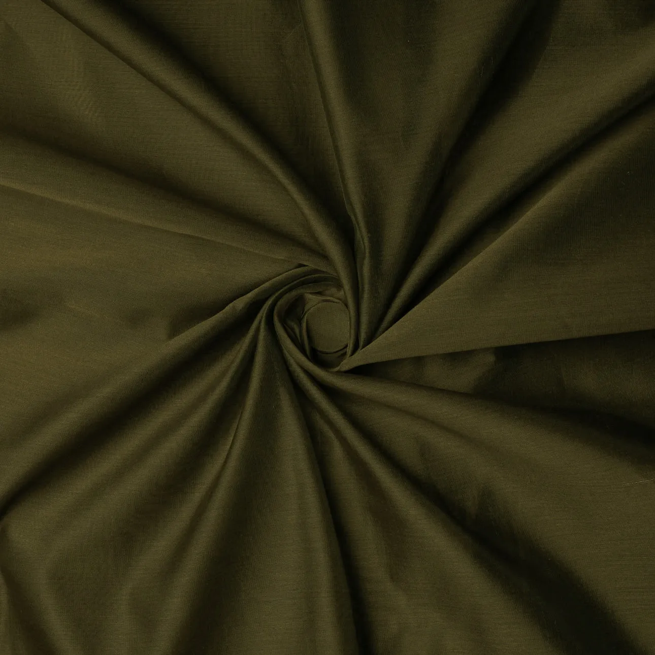 Green Semi Chanderi Silk Fabric