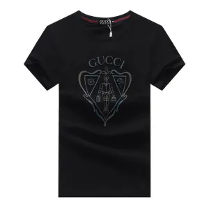 Guc T-Shirt With exquisite Logo Design-Black