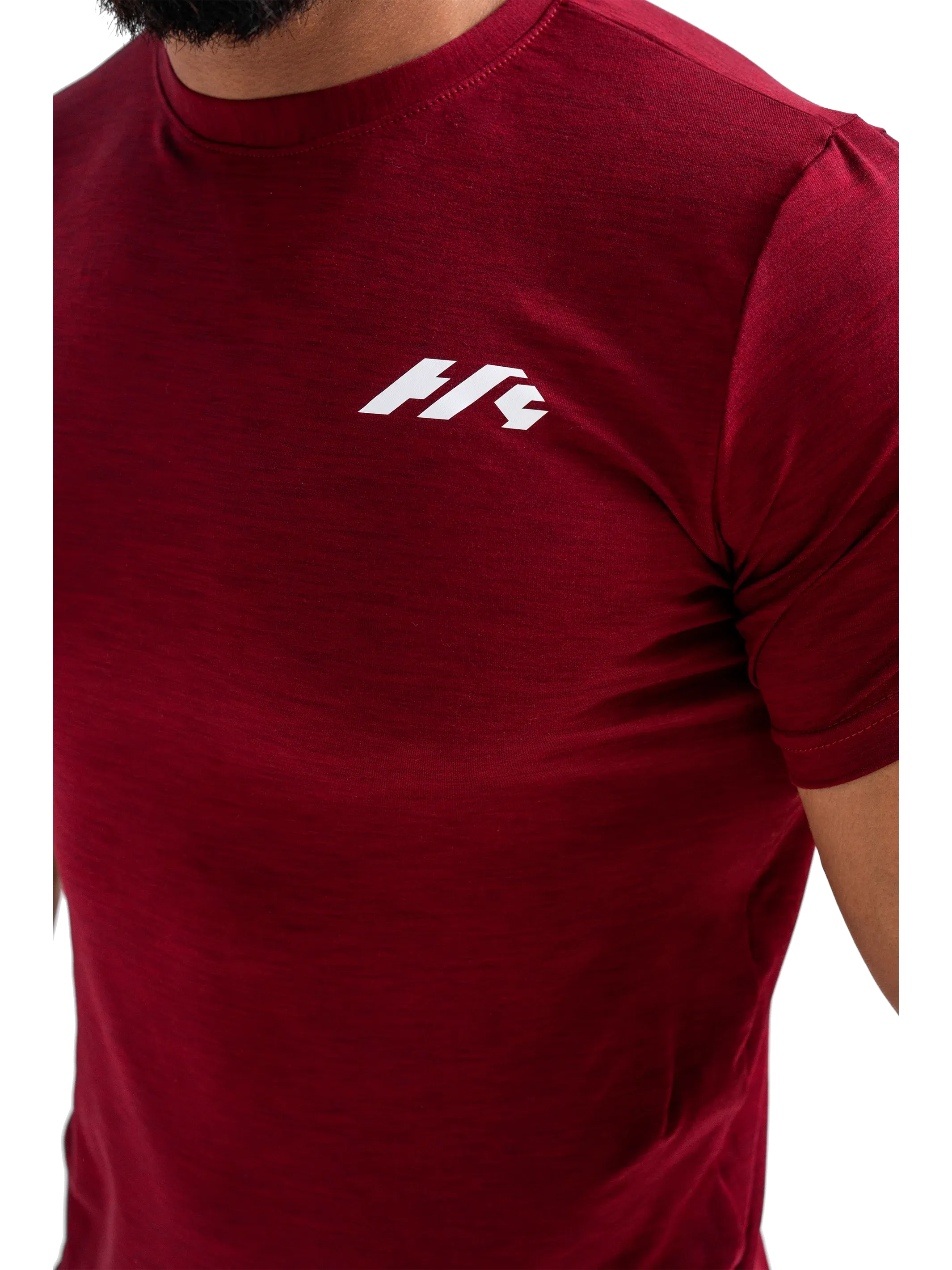 Herculean Dri-Blend Training Tee - Cherrywood