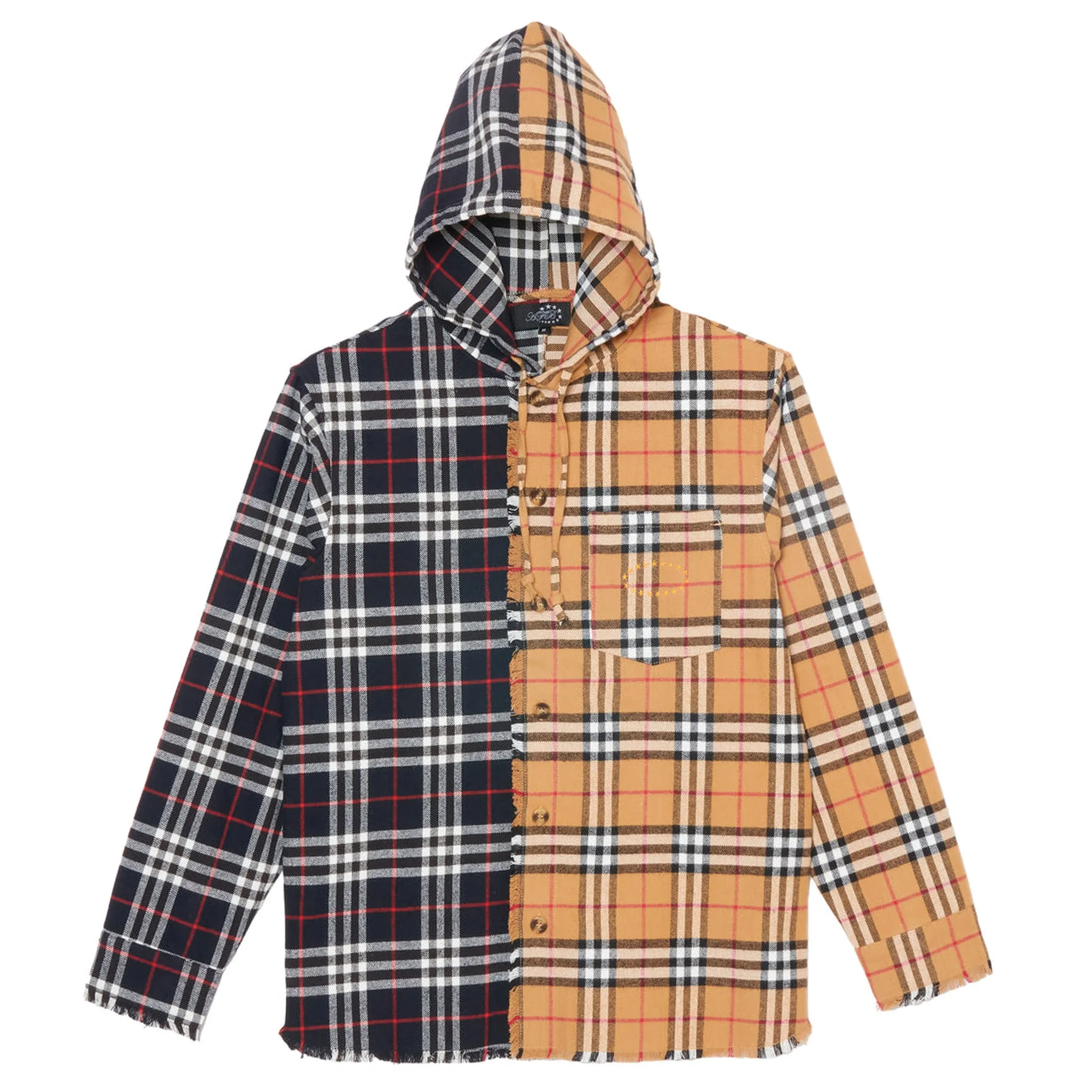 HOODED SHIRTS / BEIGE/NAVY