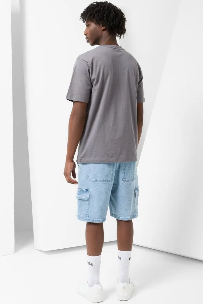 Ice Cube Short Sleeve-Shirt Dark Grey