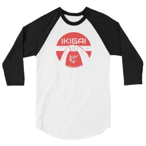 IKIGAI ~ 3/4 sleeve raglan shirt