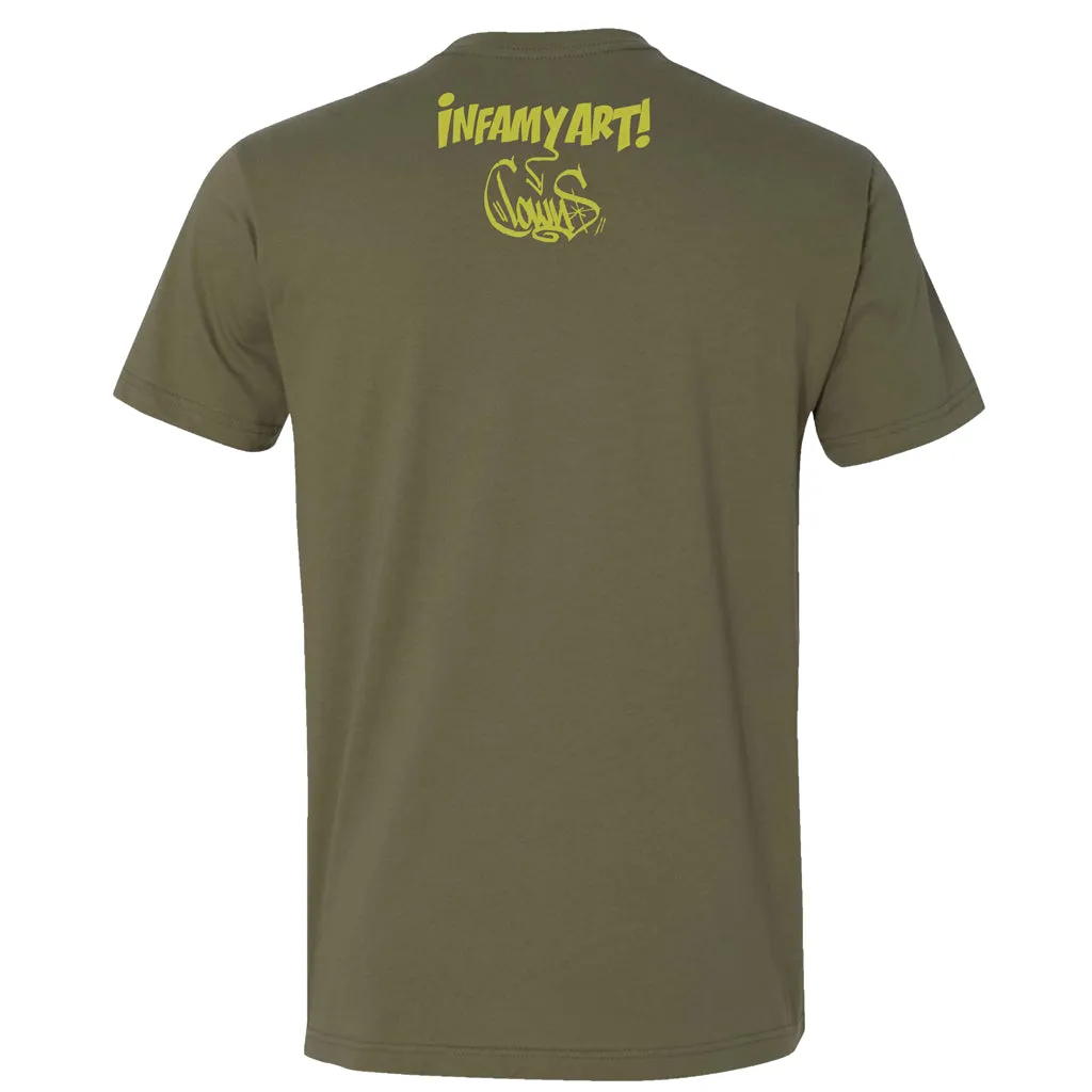 Infamy Art T Shirt Letter Masters Series - Clowns
