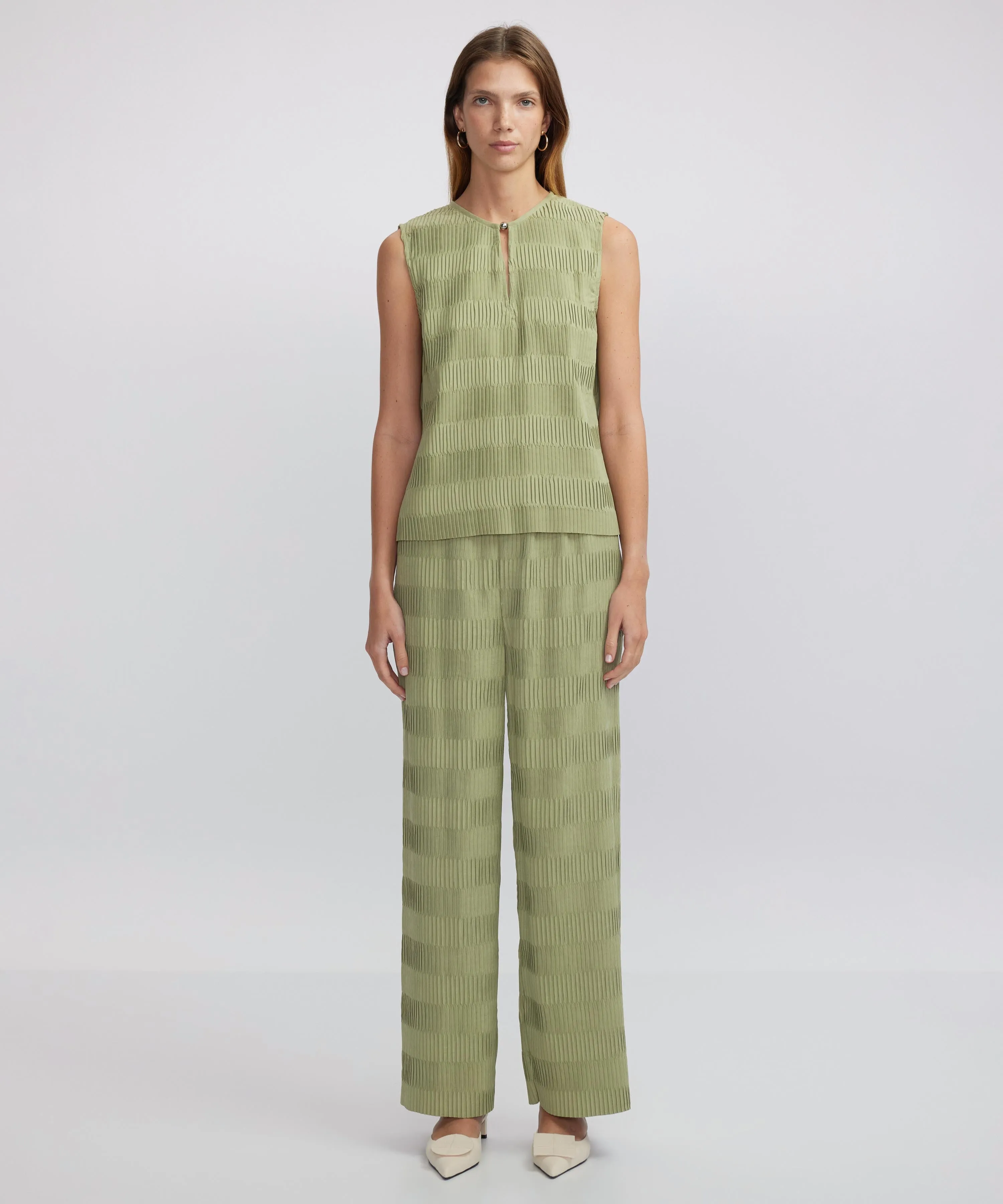 Ipekyol Contrast Effect Blouse Light Khaki