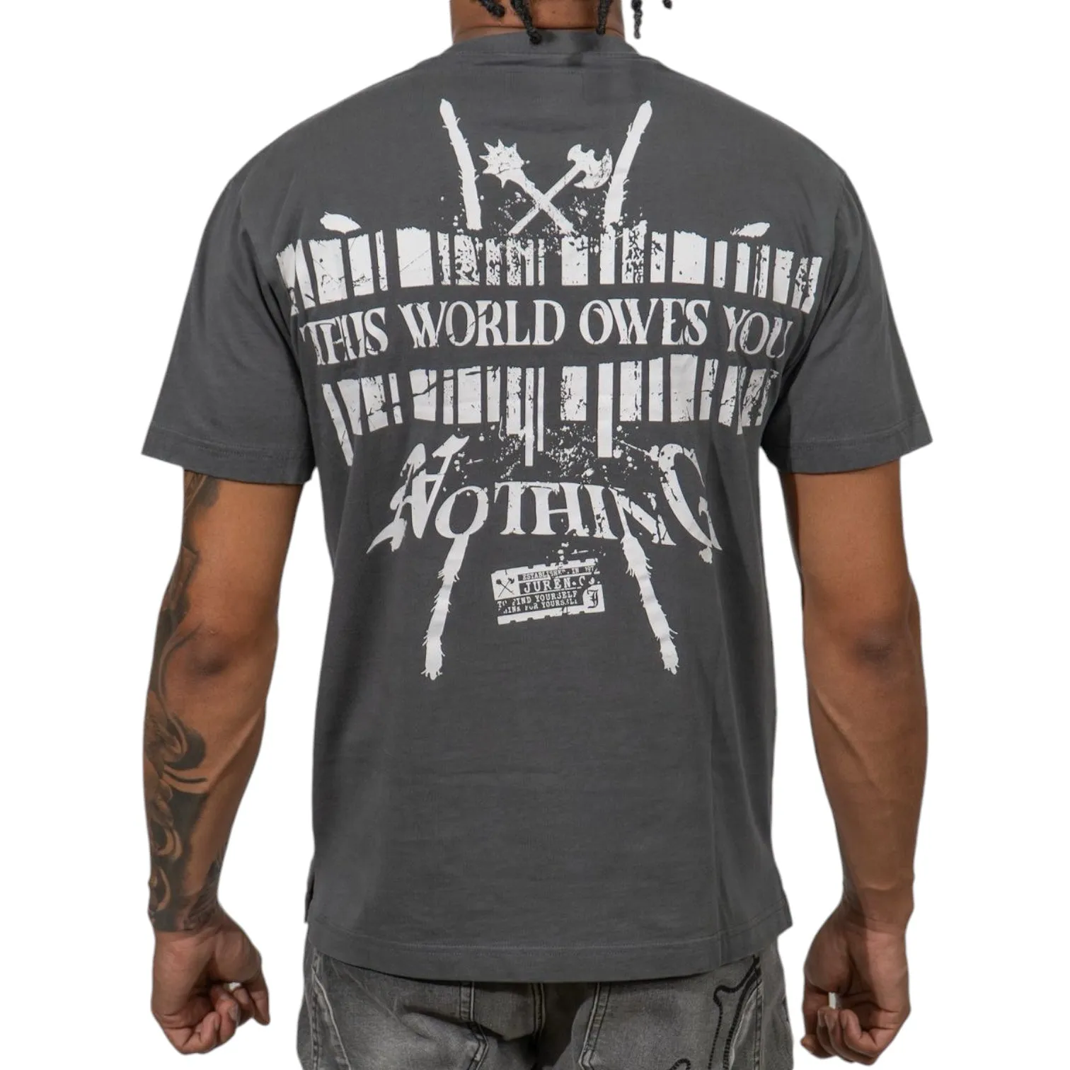 JUREN: World Owes You SS Tee